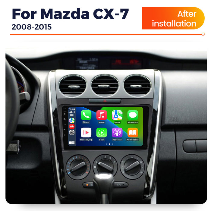 Compatible with Mazda CX-7 08-15 Android Large-Screen Central Control Navigation Radio 8+256G
