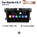 Compatible with Mazda CX-7 08-15 Android Large-Screen Central Control Navigation Radio 8+256G