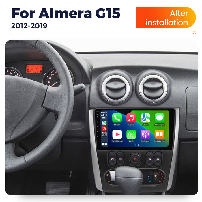 Compatible with Nissan Almera G15 2012-2019 Android Large Screen Central Control Navigation Radio 8+256G
