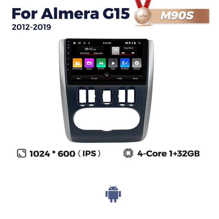 Compatible with Nissan Almera G15 2012-2019 Android Large Screen Central Control Navigation Radio 8+256G