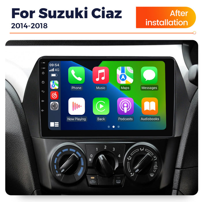 Compatible with Suzuki Ciaz 2014-2018 Android large screen central control navigation Bluetooth CarPlay
