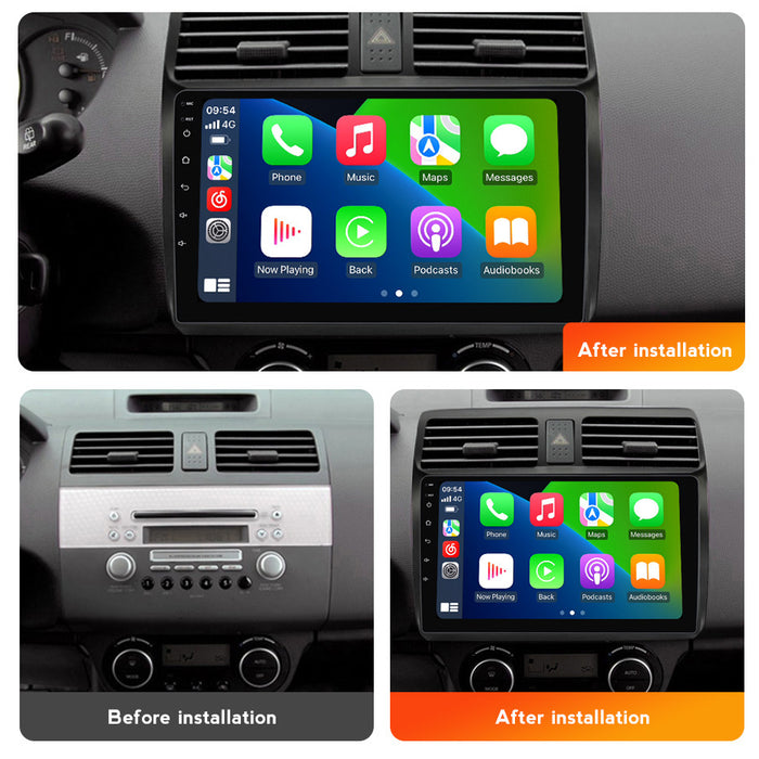Compatible with Suzuki Swift 2003-2010 Android large screen, central control navigation, Bluetooth CarPlay