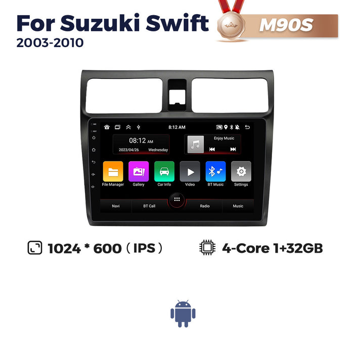 Compatible with Suzuki Swift 2003-2010 Android large screen, central control navigation, Bluetooth CarPlay