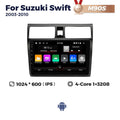 Compatible with Suzuki Swift 2003-2010 Android large screen, central control navigation, Bluetooth CarPlay