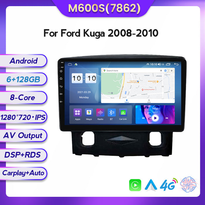 Compatible with the Ford Kuga Escape 08-10 model Android large-screen central control in-car navigation screen 8+128 size