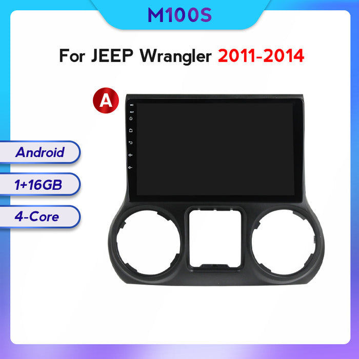 Compatible with the modified Android large screen central navigation screen for Jeep Wrangler models 11-16