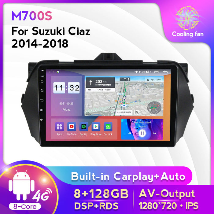 Compatible with the Suzuki Ciaz 14-18 model after switching to Android large-screen central control in-car navigation screen 8+128GB