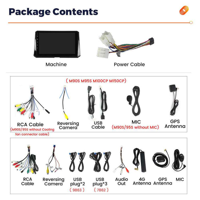 Compatible with Toyota Corolla 2018-2020 Android large-screen central navigation radio 8+256G