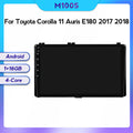 Compatible with Toyota Corolla/Auris 17-18 models Android large screen central control in-car navigation screen 8+128
