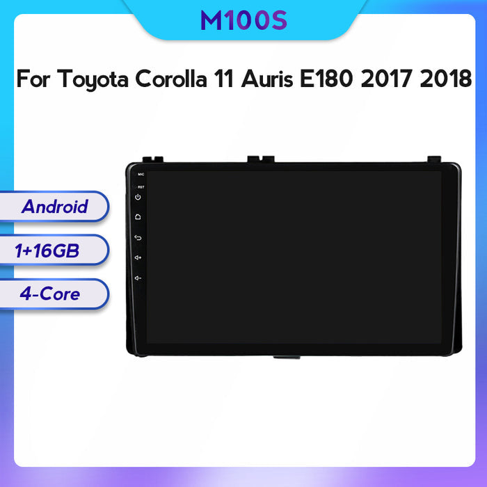 Compatible with Toyota Corolla/Auris 17-18 models Android large screen central control in-car navigation screen 8+128