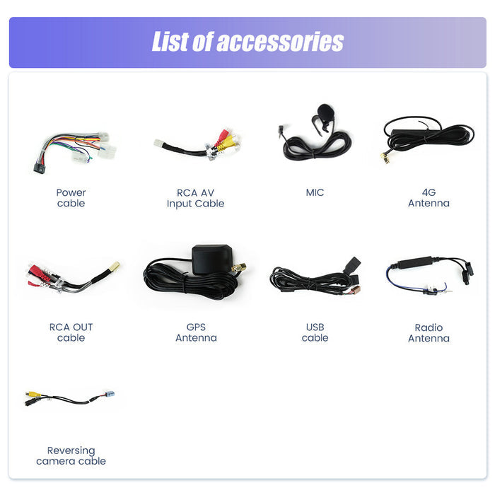 Compatible with Toyota RAV4 07-11 models with DVD and large Android screen, central control navigation, Bluetooth CarPlay