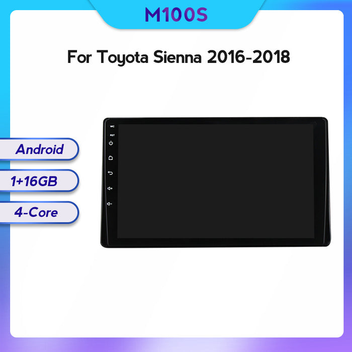 Compatible with Toyota Sienna 16-18 models, Android large screen central control in-car navigation screen 8+128G