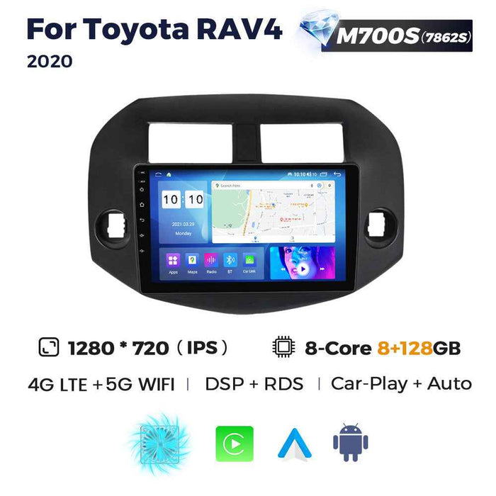 Compatible with Toyota Toyota RAV4 05-13 Android Large-Screen Central Control Navigation Radio 8+256G