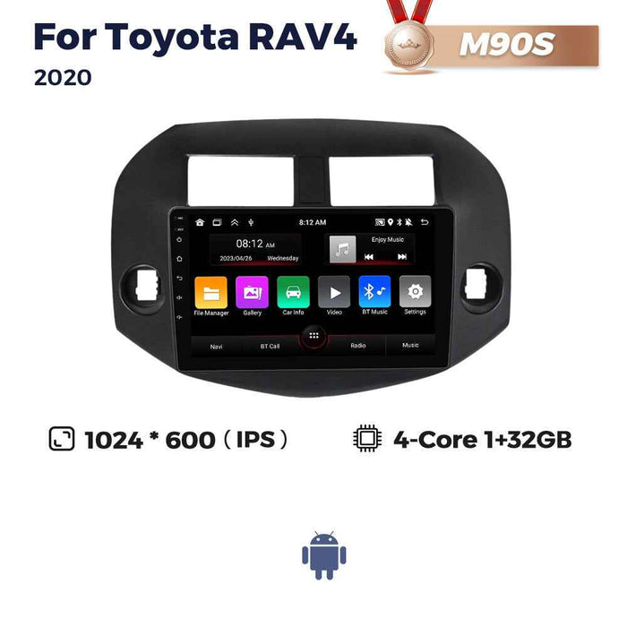Compatible with Toyota Toyota RAV4 05-13 Android Large-Screen Central Control Navigation Radio 8+256G
