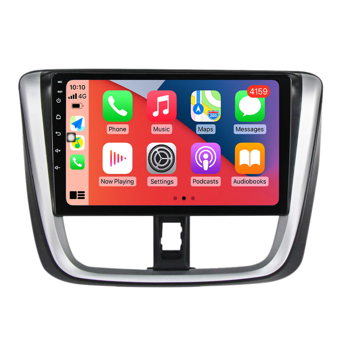 Compatible with Toyota Vios 16-18 models, modified Android large screen central control in-car navigation screen 8+128GB