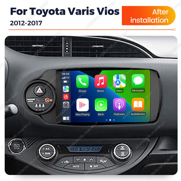 Compatible with Toyota Yaris Vios 2012-2017 Android in-car GPS navigation in-car MP5 Bluetooth player