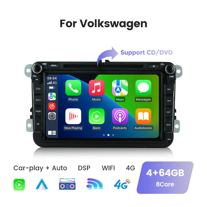 Compatible with VW Golf general-purpose models 8-inch with DVD, Android large screen, central navigation, Bluetooth CarPlay