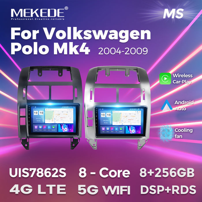 Compatible with VW Polo MK4 2004-2010 Android large-screen central control navigation with Bluetooth CarPlay