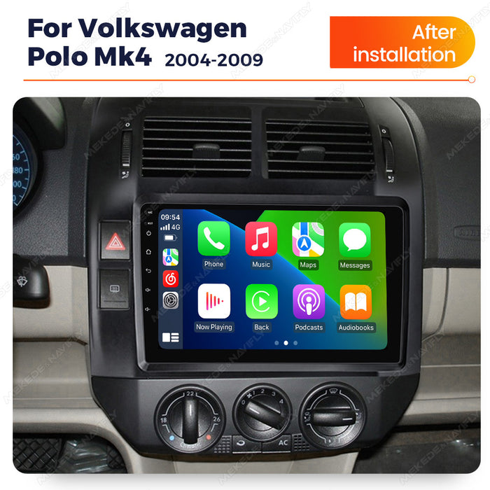 Compatible with VW Polo MK4 2004-2010 Android large-screen central control navigation with Bluetooth CarPlay