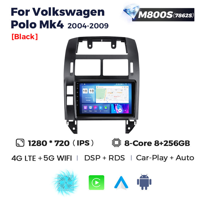 Compatible with VW Polo MK4 2004-2010 Android large-screen central control navigation with Bluetooth CarPlay