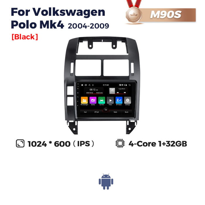 Compatible with VW Polo MK4 2004-2010 Android large-screen central control navigation with Bluetooth CarPlay