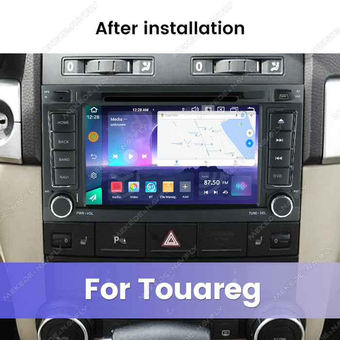 Compatible with VW Touareg 7-inch Touareg with DVD, Android large screen, central control navigation, Bluetooth CarPlay