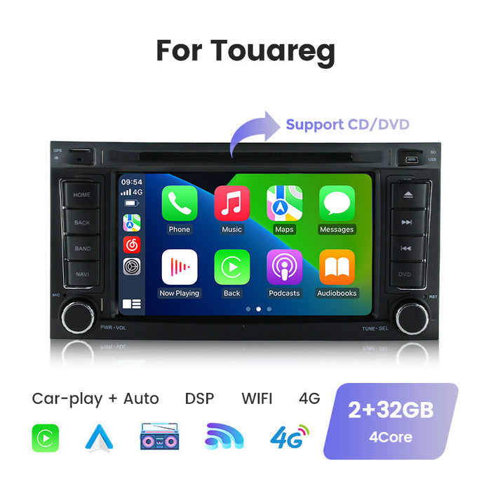 Compatible with VW Touareg 7-inch Touareg with DVD, Android large screen, central control navigation, Bluetooth CarPlay