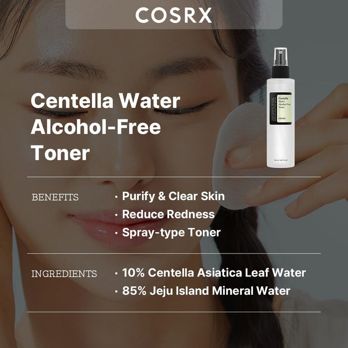 alcohol-free cica formula centered on centella asiatica