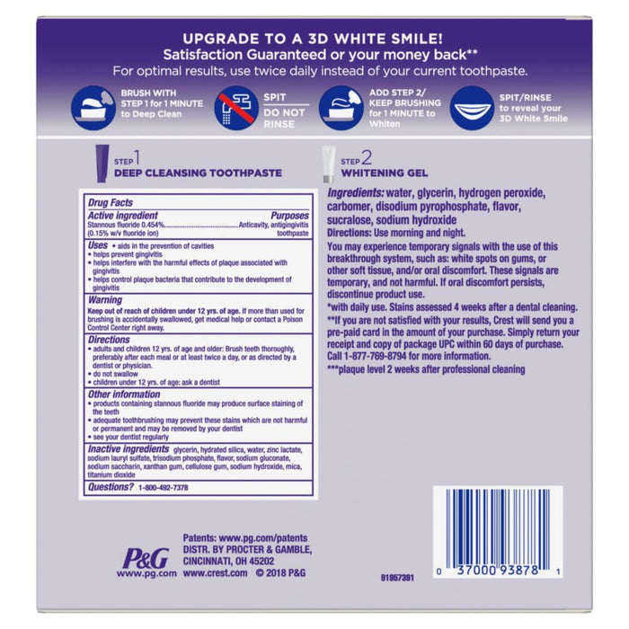 Crest 3D White Streamlined Whitening System – Understated Elegance for the Intentional Bathroom
