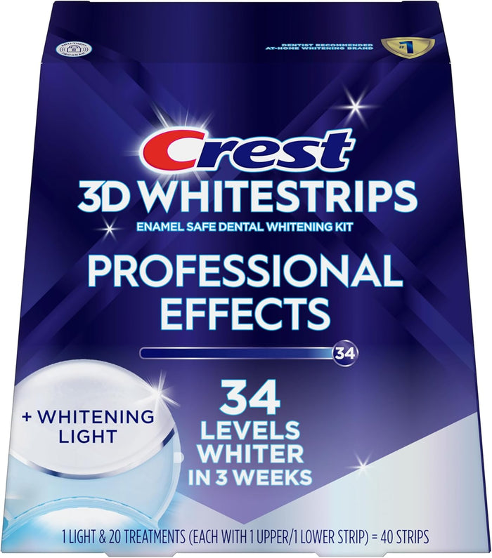 Crest 3D Whitestrips with LED Light – Thoughtful Birthday Gift for Her, Smile Confidence Boost