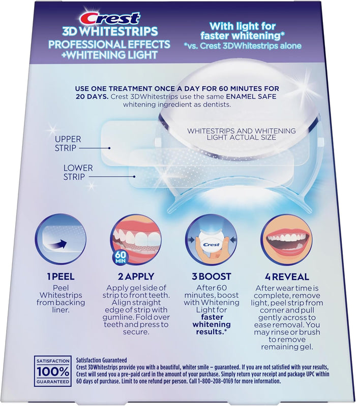 Crest 3D Whitestrips with LED Light – Thoughtful Birthday Gift for Her, Smile Confidence Boost
