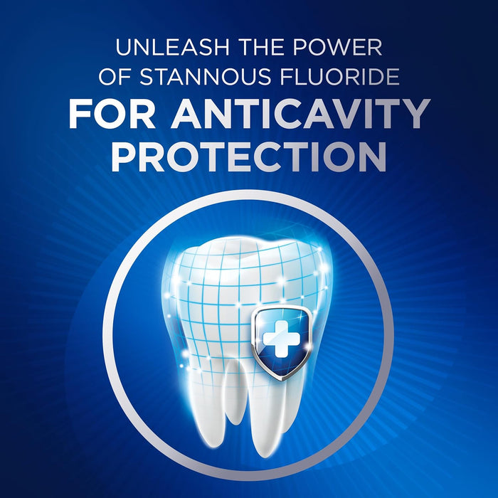 multi-benefit formula: gum health, whitening, sensitivity relief, and plaque control in one