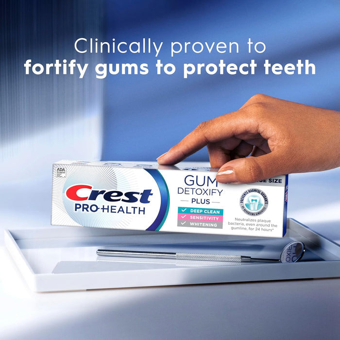 Crest Pro-Health Gum Detoxify Plus Toothpaste – Energize Your Day, Consistent Gum Health, Triple Pack