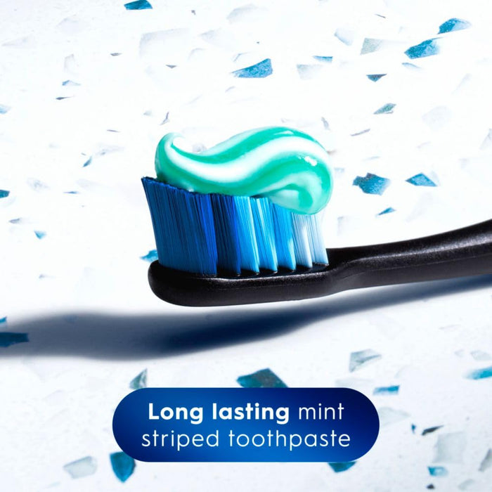2-in-1 toothpaste and breath-freshening action in a single product