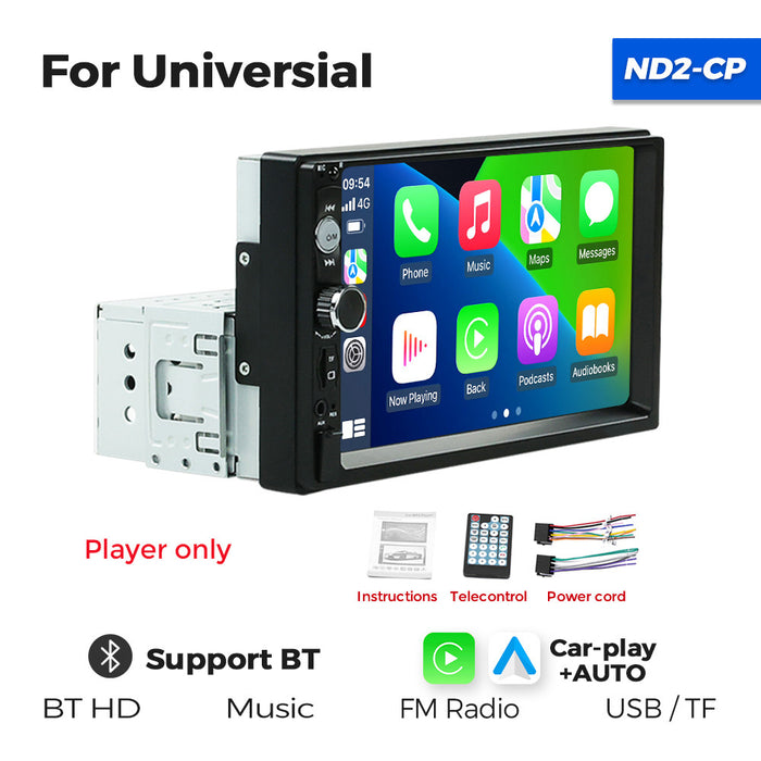 Cross-border dedicated MP3 MP4 MP5 7-inch music multimedia player HD single Bluetooth Carplay