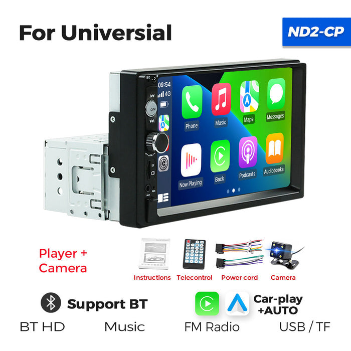 Cross-border dedicated MP3 MP4 MP5 7-inch music multimedia player HD single Bluetooth Carplay