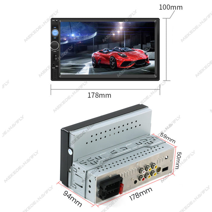 Cross-border dedicated MP3 MP4 MP5 7-inch music multimedia player HD single Bluetooth Carplay