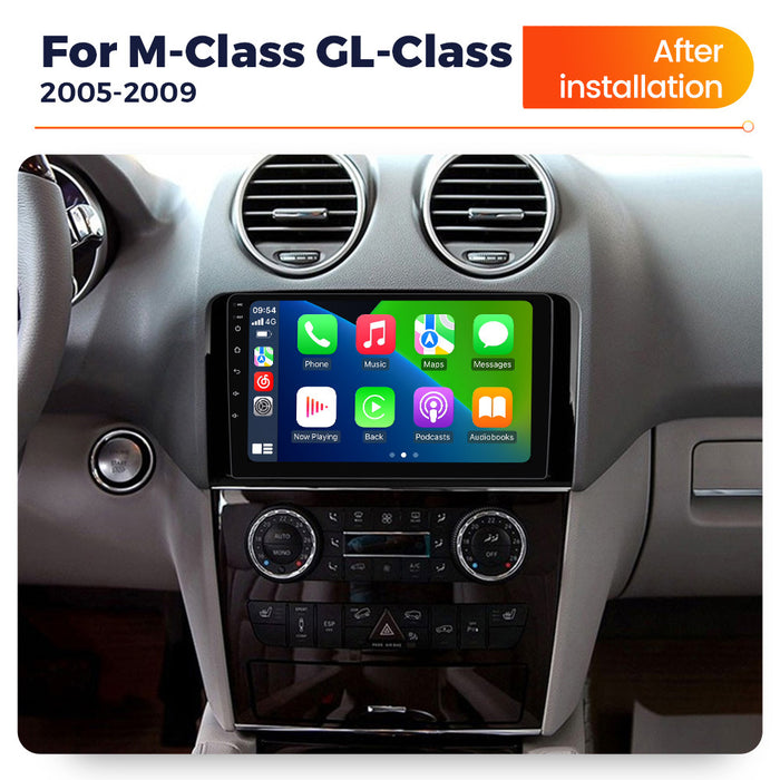 Cross-border supply mercedes ml mercedes ml full touch screen large screen android navigator car smart carplay