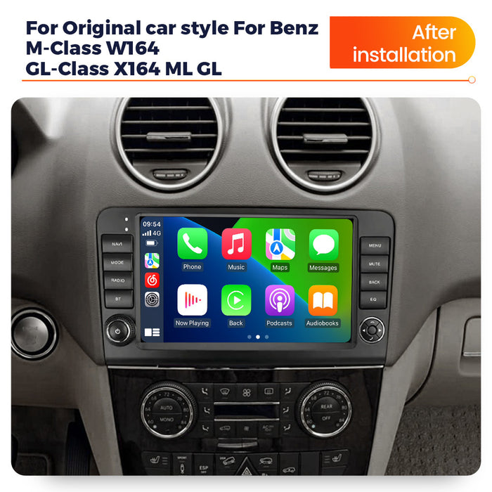 Cross-border supply mercedes ml mercedes ml with button large screen android navigator car smart carplay