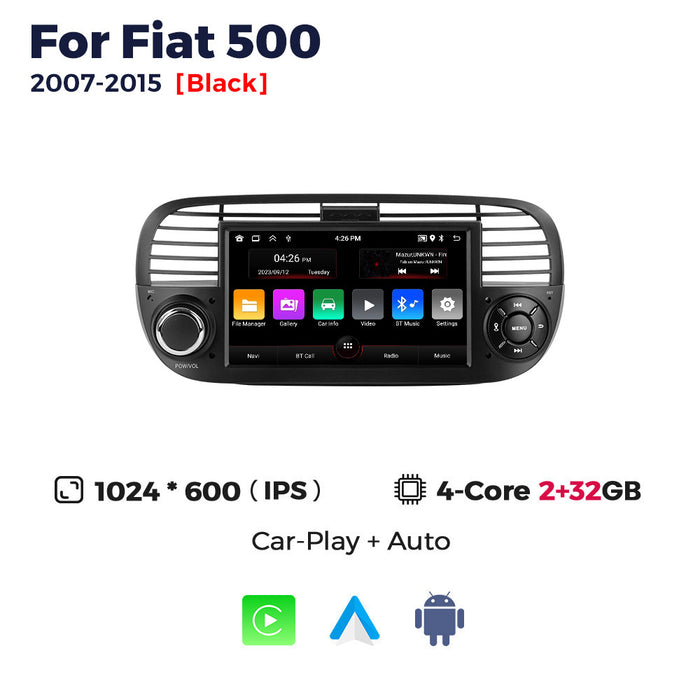 Cross-border wholesale fiat 500 abarth 2007-2015 fiat 500 android navigator one-piece purchase