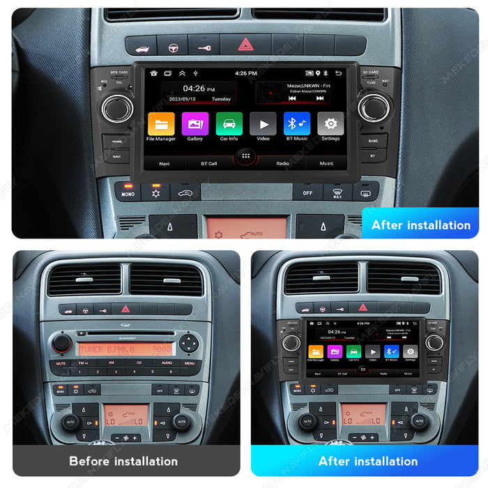 Cross-border wholesale fiat grande punto linea 2007-2012 android navigator one-piece purchase