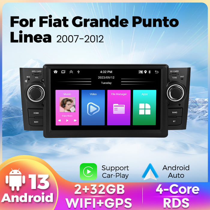 Cross-border wholesale fiat grande punto linea 2007-2012 android navigator one-piece purchase