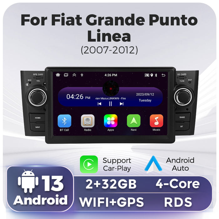 Cross-border wholesale fiat grande punto linea 2007-2012 android navigator one-piece purchase