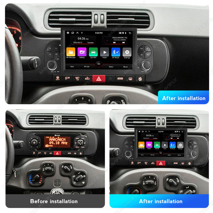 Cross-border wholesale fiat panda 2013 - 2020 fiat panda android navigator one-piece purchase