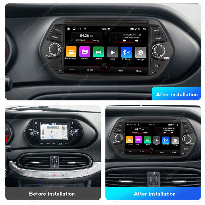 Cross-border wholesale fiat tipo egea 2015-2017 android navigator one piece purchasing overseas english language