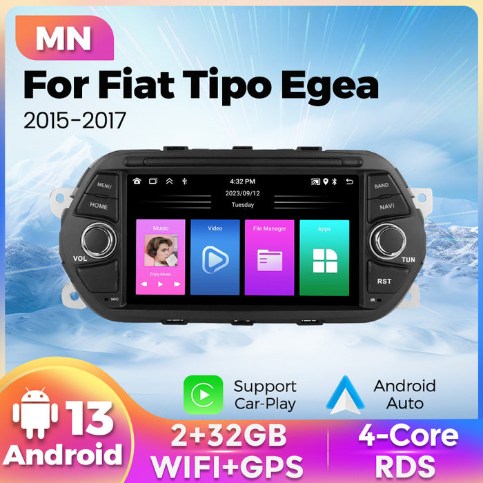 Cross-border wholesale fiat tipo egea 2015-2017 android navigator one piece purchasing overseas english language