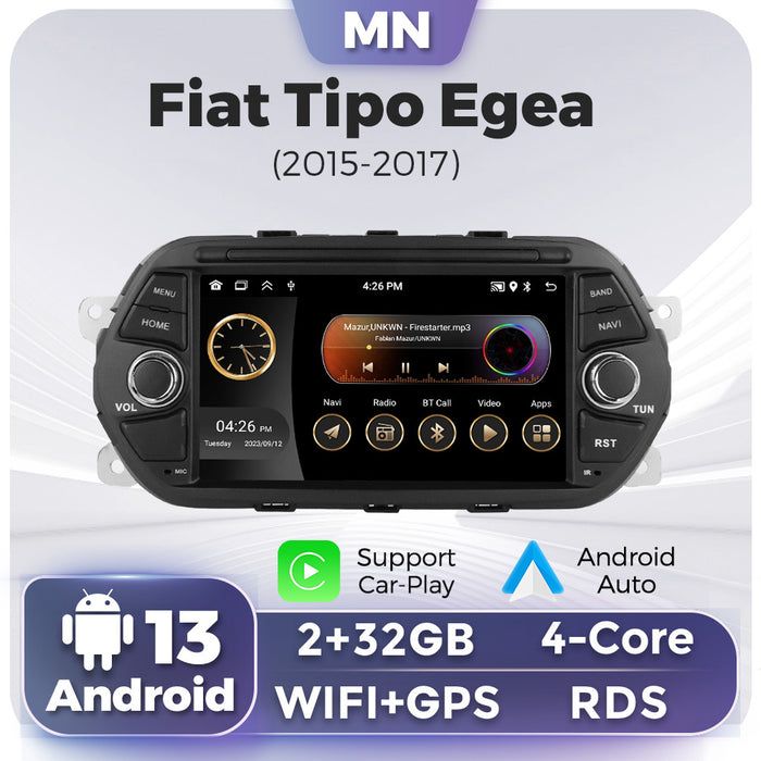 Cross-border wholesale fiat tipo egea 2015-2017 android navigator one piece purchasing overseas english language
