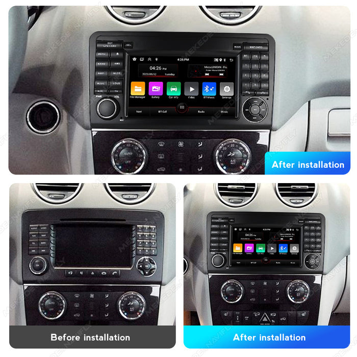Cross-border wholesale for mercedes benz ml w164 x164 7inch discless android navigator purchasing agent