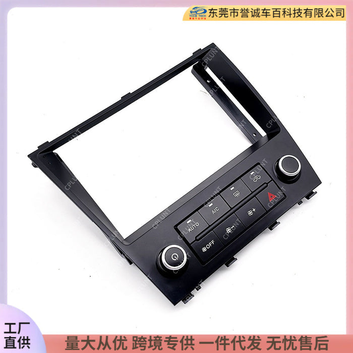 Custom-fit frame for lexus is200 android head unit navigation screen, audio modification panel