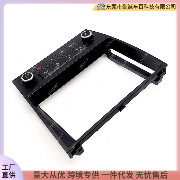 Custom-fit frame for lexus is200 android head unit navigation screen, audio modification panel